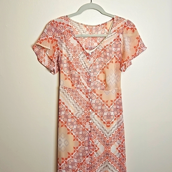 Express Dresses & Skirts - Express Women's Maxi Dress Button Front Xsmall